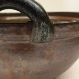 Belgian stoneware dish signed