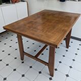 Art deco table with extensions