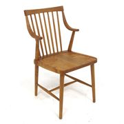 Scandinavian armchair "Pinnstol" in beech, Sweden, 1960