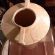 Ceramic vase art deco style - vintage - orange