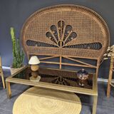 Peacock headboard