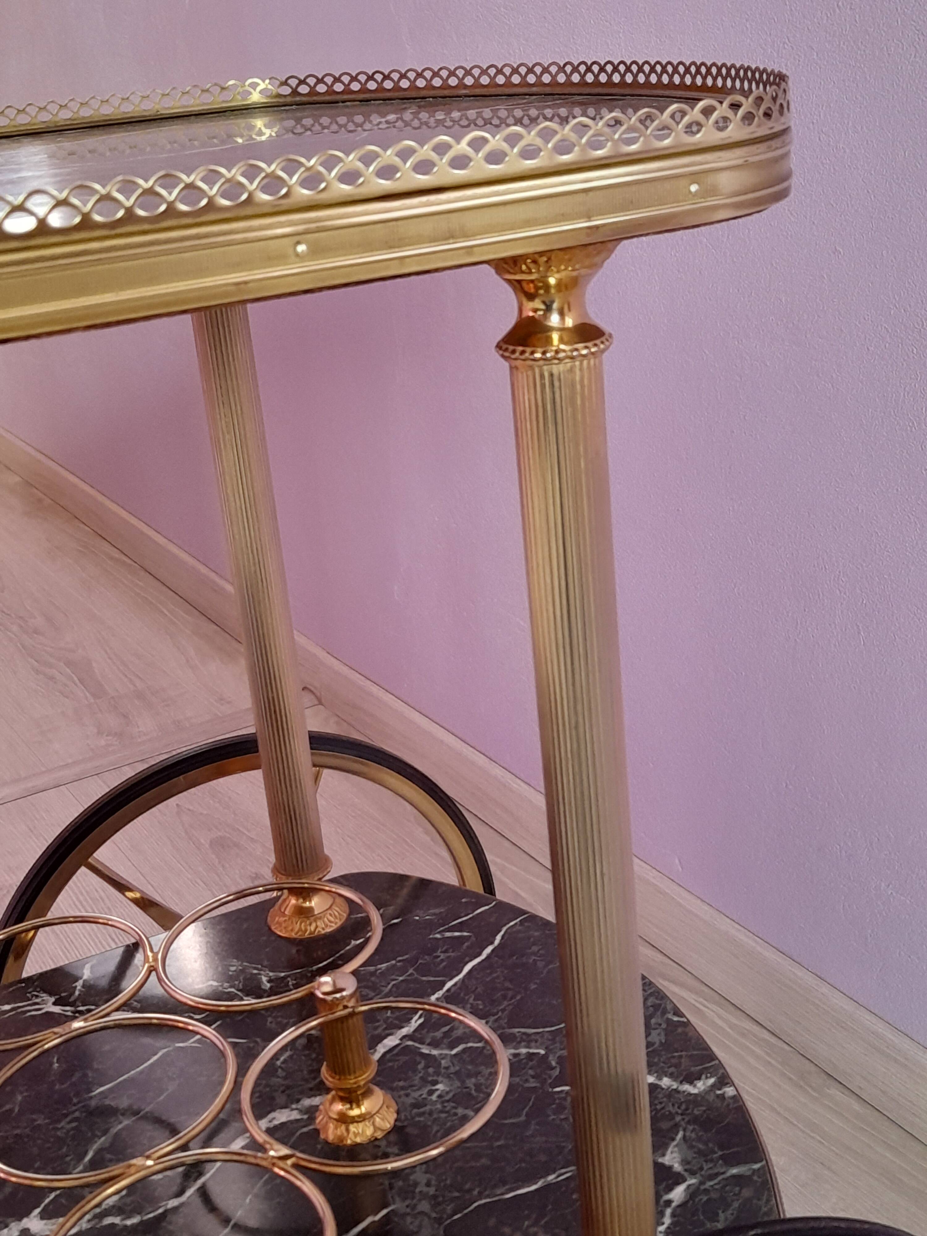 Vintage rolling trolley. Year 1960