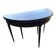 Half-moon table in mahogany, Louis XVI style.
