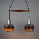 Pair of Danish vintage pendant lamps from 1960s