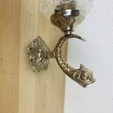 Paire d'appliques Dauphin en métal style classique