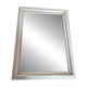 Miroir rectangulaire vintage en bois blanc 70 sur 51cm
