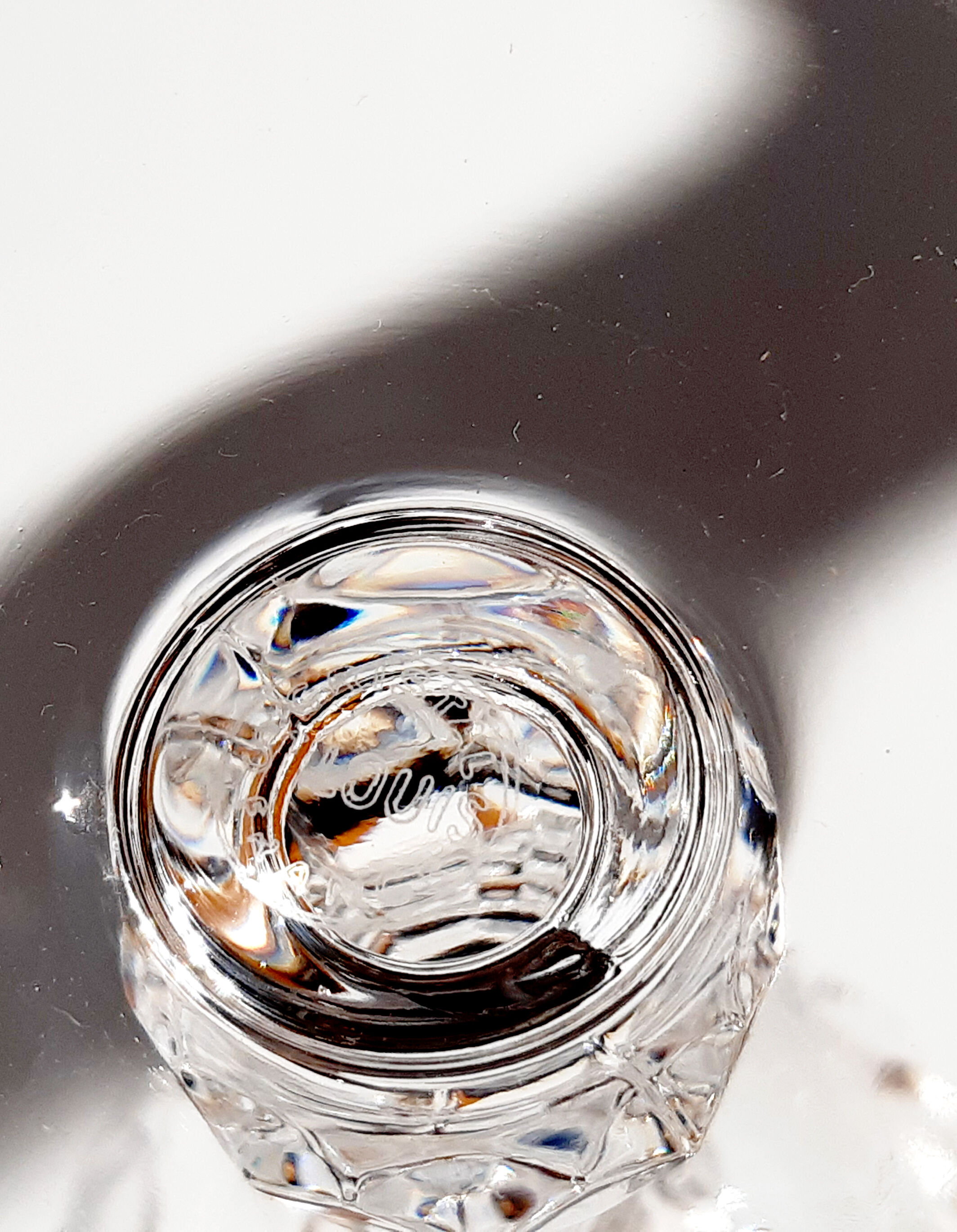 11 Wine glasses on foot in crystal Saint Louis messina collection Model of 1973. Stamped