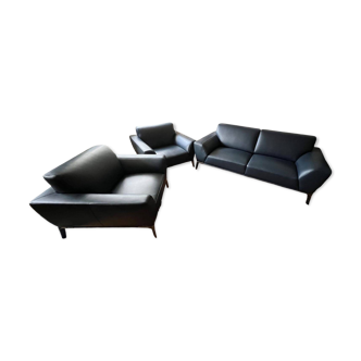 Sofa + two Roche Bobois armchairs