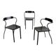Pascal Mourgue, set of 3 Artelano chairs, 1980