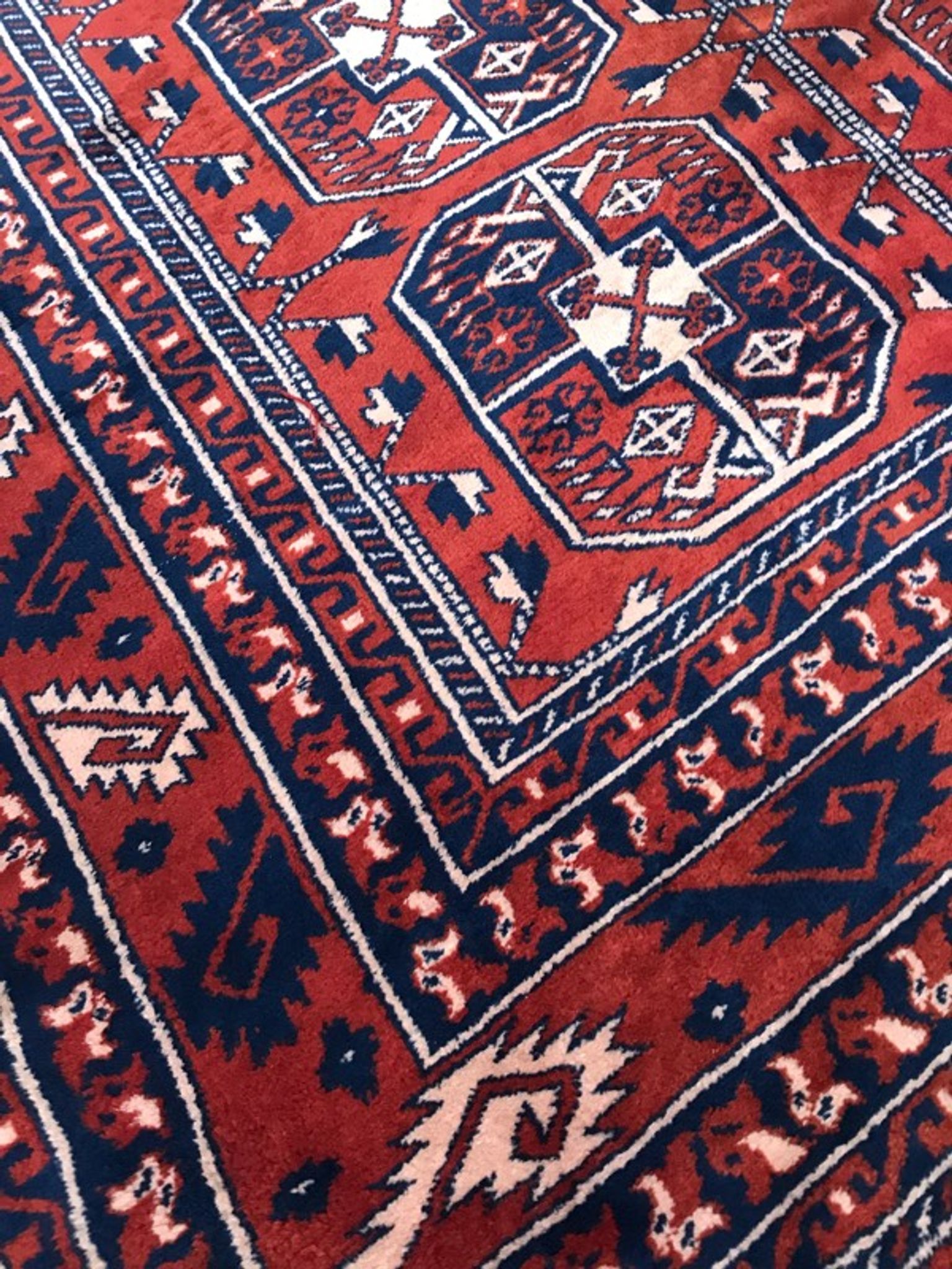 Persian rug Kurdish ground turkmen 190 x 275 cm