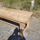 Ancienne table a manger de ferme sapin
