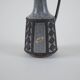 Grey ceramic vase, Danish design, 1970s, manufactured by Frank Keramik