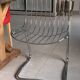 Design chair 70' in chrome metal