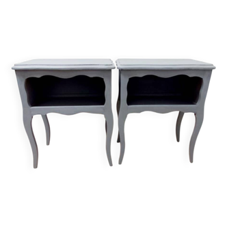 Pair of antique bedside tables
