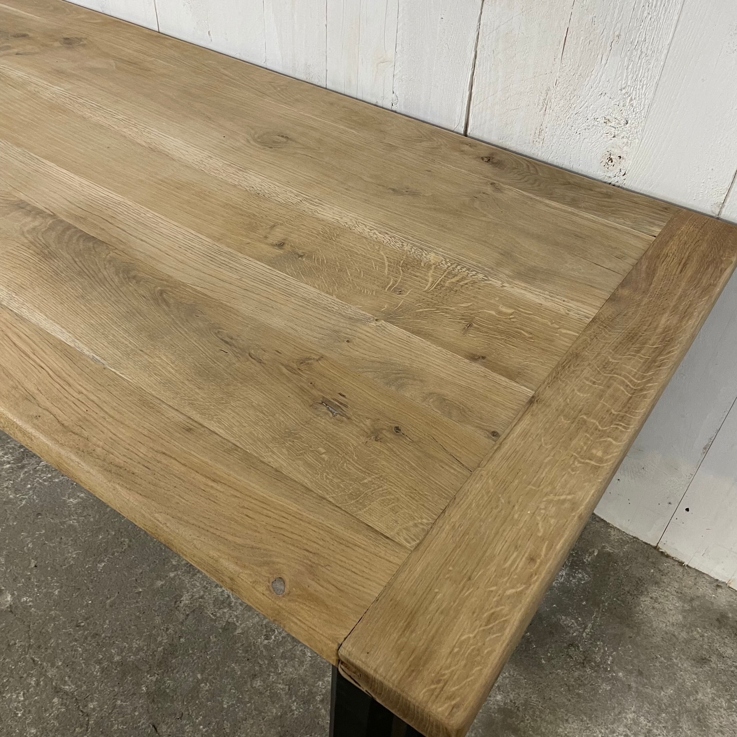 Oak farmhouse table