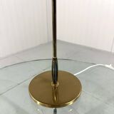 Brass table lamp with folded lampshade 1950’s