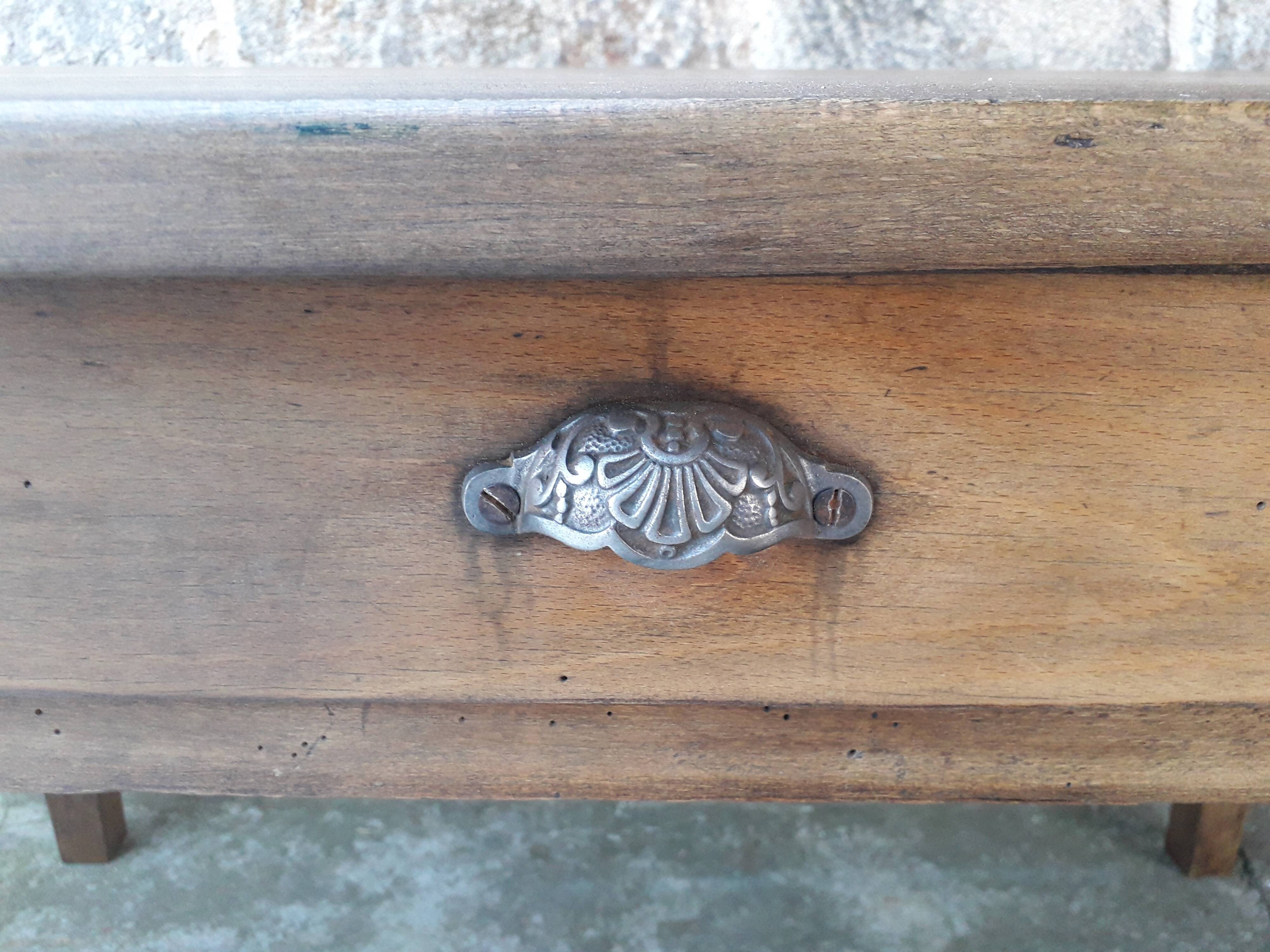 Table de ferme rustique 130 cm