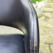 Deux double chaises fauteuils bancs en cuir Geoffrey Harcourt Artifort années 60