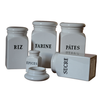 Set of kitchen jars
