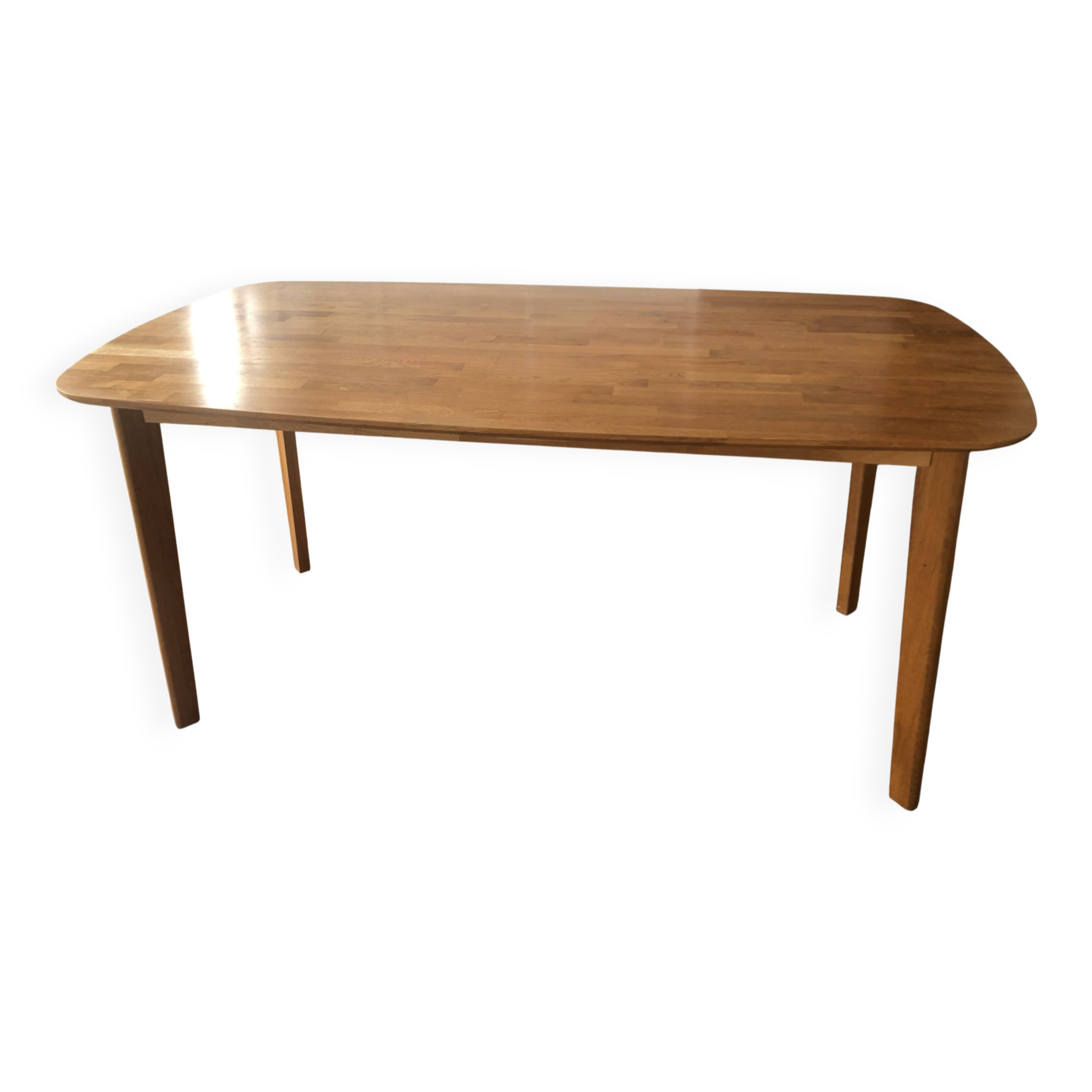 Dalmar table in solid oak, 160 x 80 cm