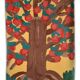 Tisca Tiara "Apfel Baum" Hand Tufted Rug by Frederic, France 1980s