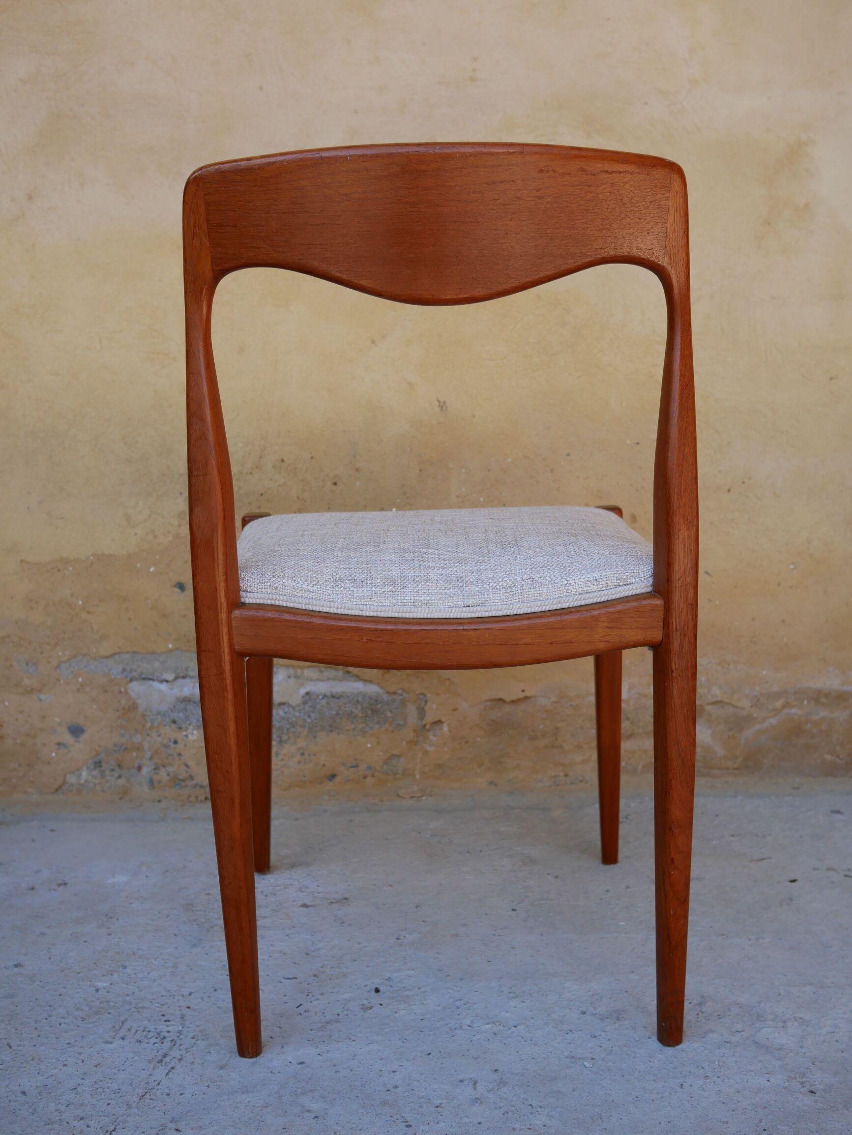 Set of 6 chairs Scandinavian teak by Niels Otto Møller