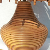 Vintage rattan lamp