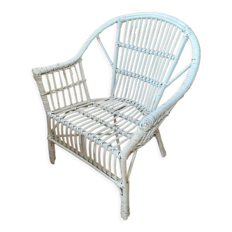 Old rattan children's chair