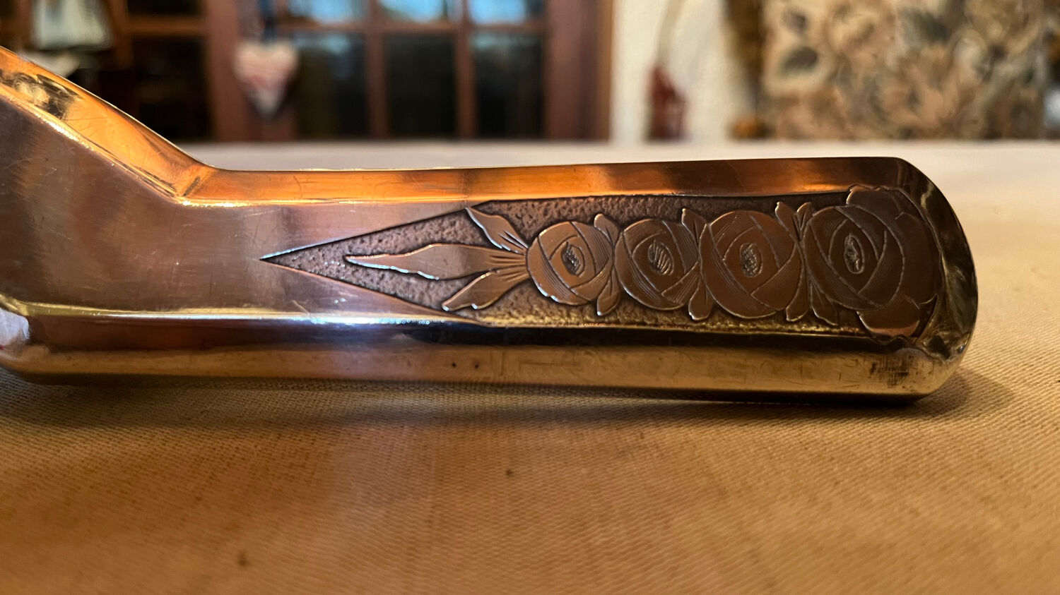Vintage metal crumb catcher