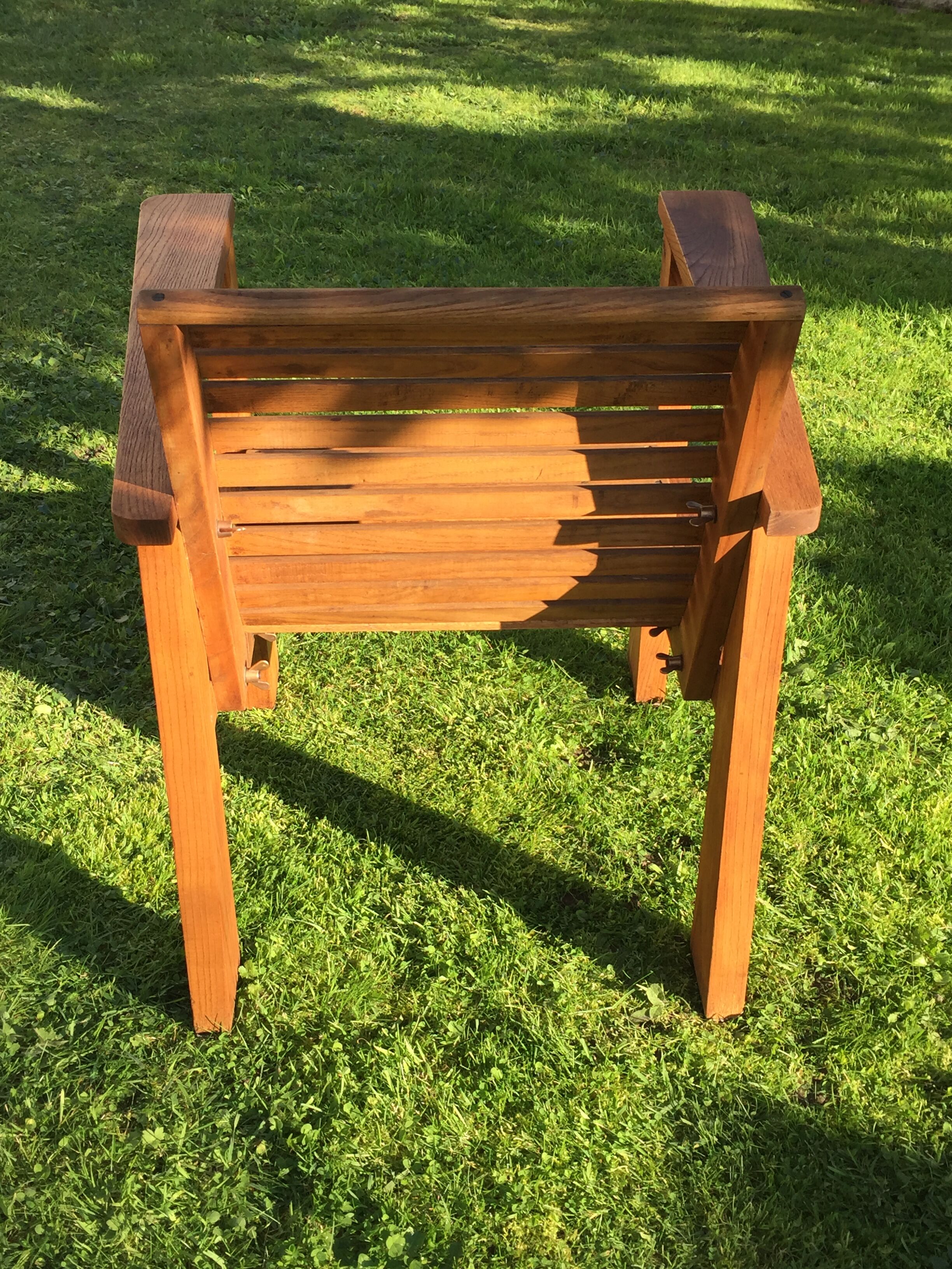 Post-war wooden removable chair