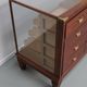 Antique English oak and glass counter/display cabinet, circa 1920-1930