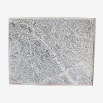 Map of Paris - Peltier Blondel La Rougery