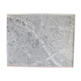 Map of Paris - Peltier Blondel La Rougery