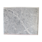 Map of Paris - Peltier Blondel La Rougery
