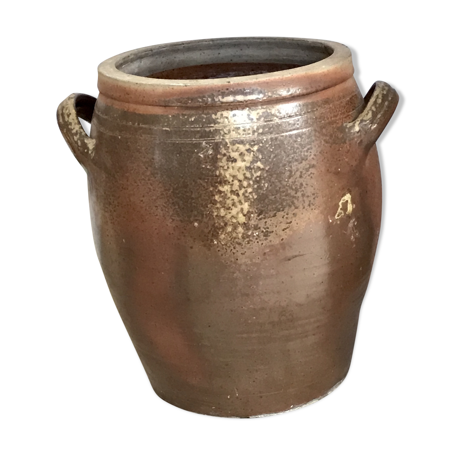 Glazed sandstone jar