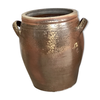 Glazed sandstone jar