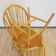 Vintage Windsor Style Dining Chair: Rustic Farmhouse Kitchen