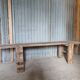 Superb wabi-sabi bed bench...