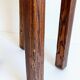 Spanish Baroque Oak Side Table or Stool, Wabi-Sabi Style, 18th C.