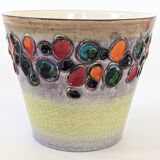 Ceramic flowerpot from the 60s | Alvino Bagni | Italy