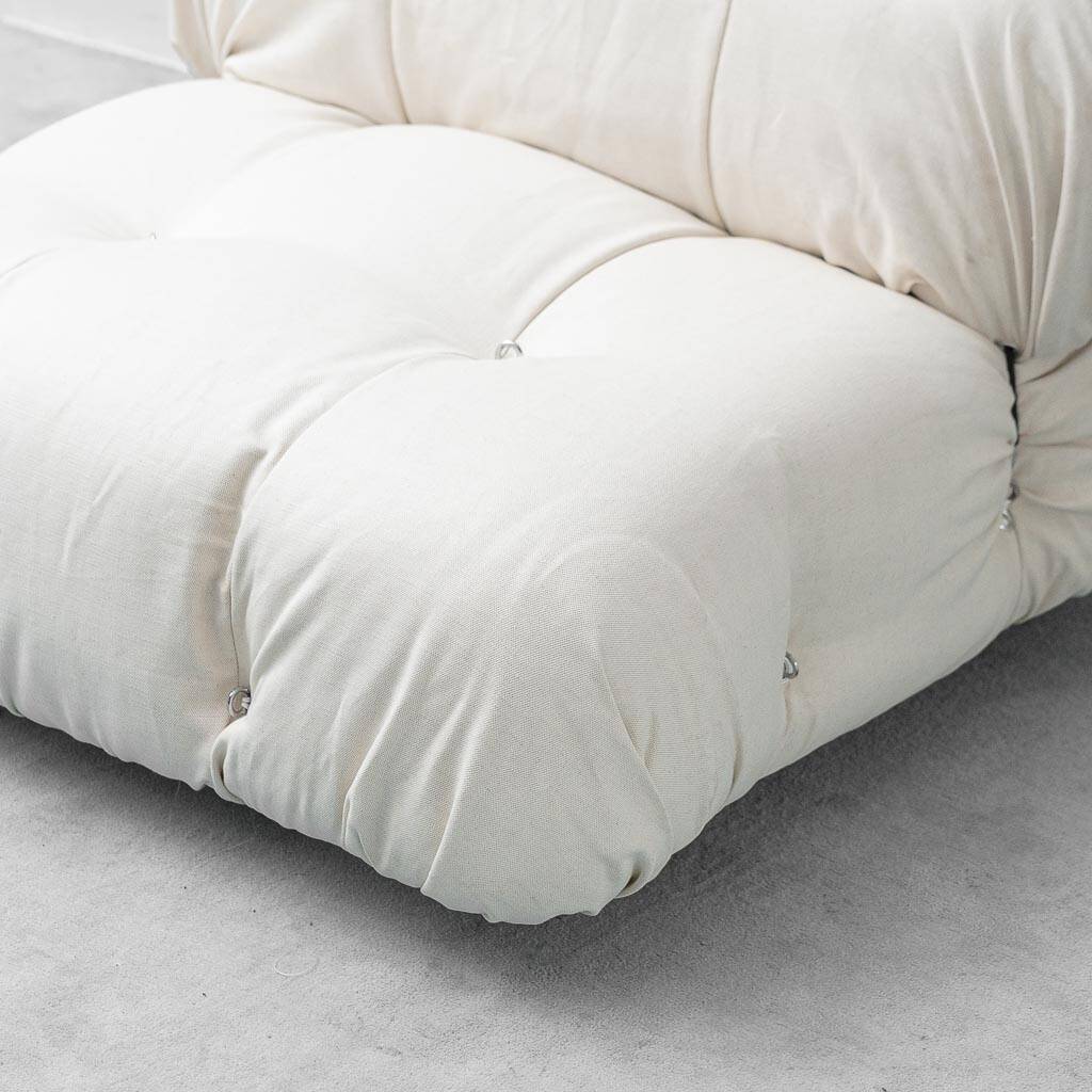 Fauteuil Camaleonda de Mario Bellini pour B&B Italia – Lin couleur crème, années 1970