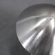 Czechoslovak Art Deco chrome table lamp with metal shade, 1930s