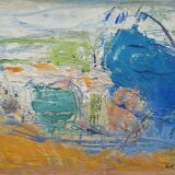 Painting by Nagao Usui "Landscape"