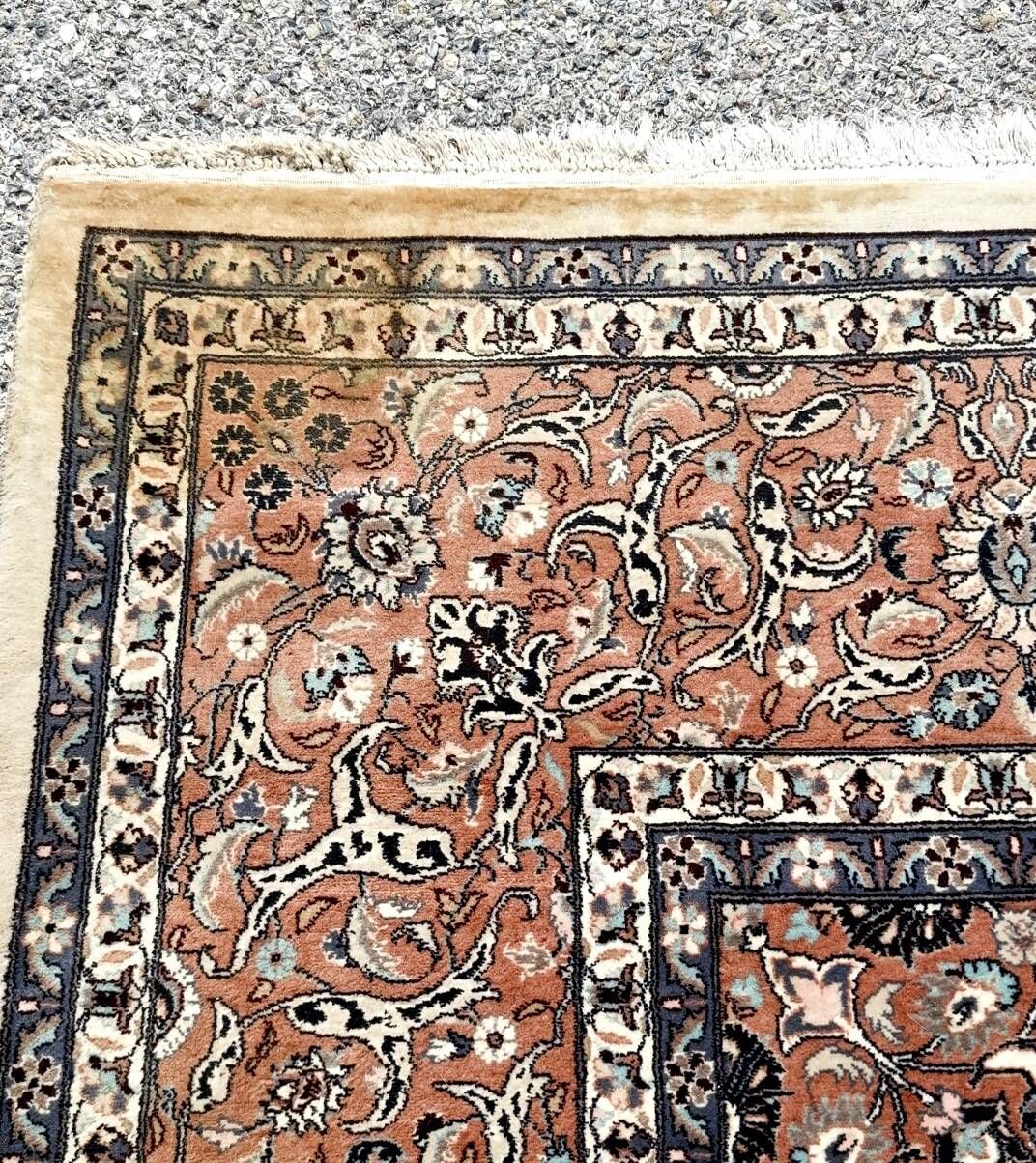 Large persian oriental carpet kashan iran - 275 x 375 cm