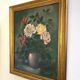 Old Painting "Still Life with Roses" – 1950