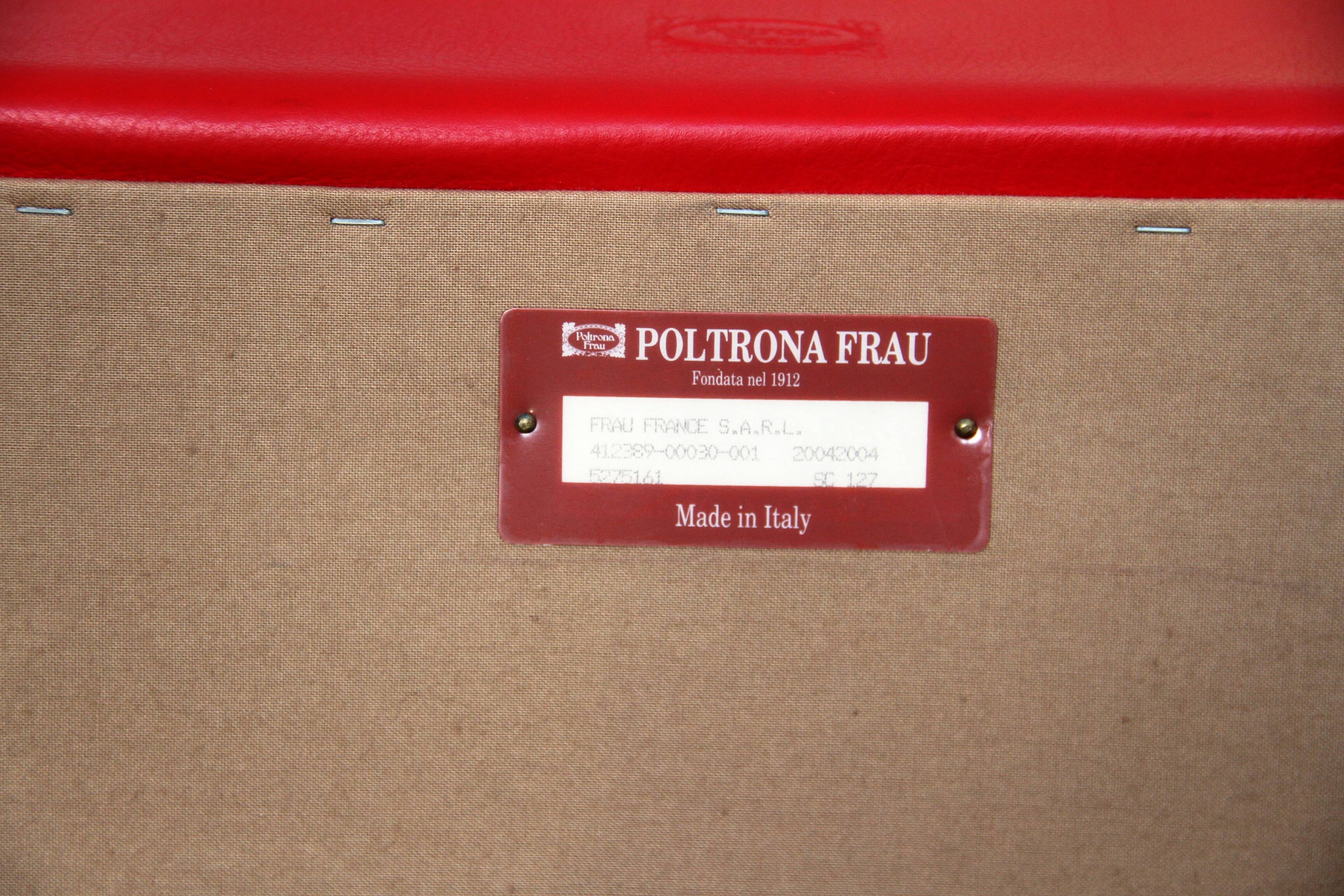 Set of 8 Liz chairs, Poltrona Frau