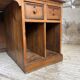 Counter or desk in oak from the 1950s.