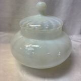 White opaline candy box