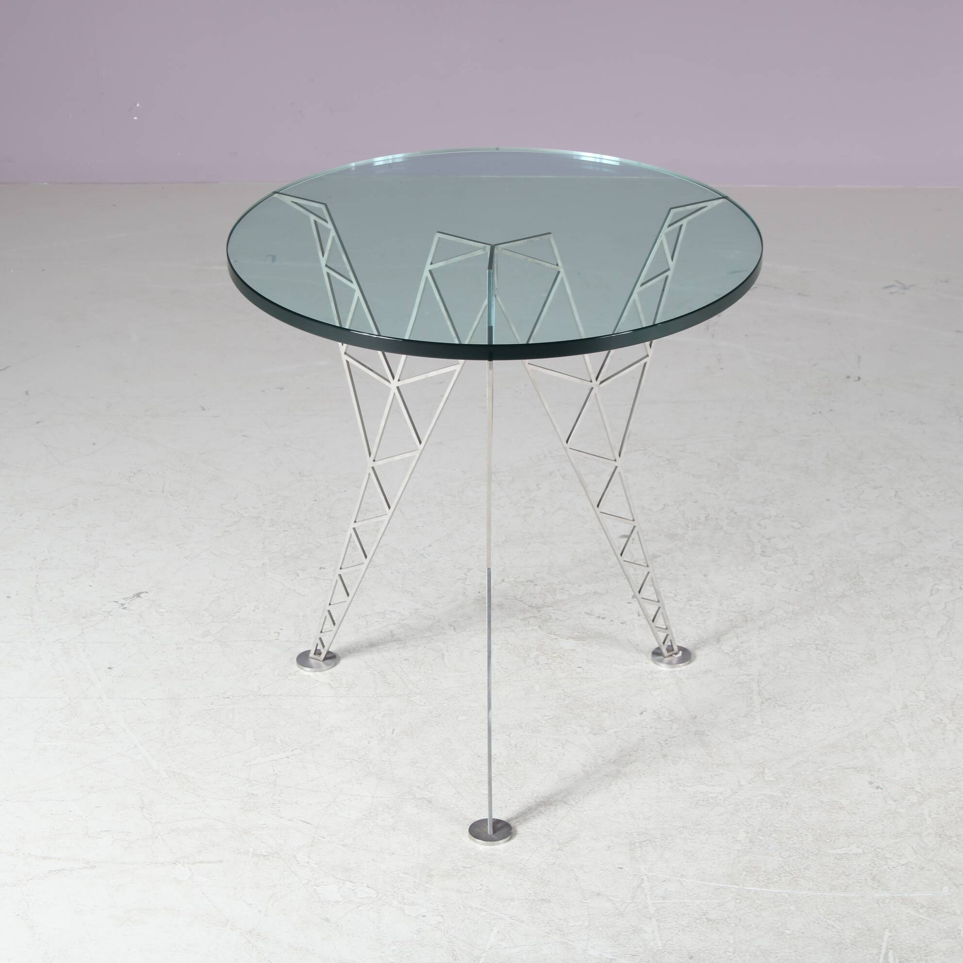 1990s Tom Dixon style side table from Italy