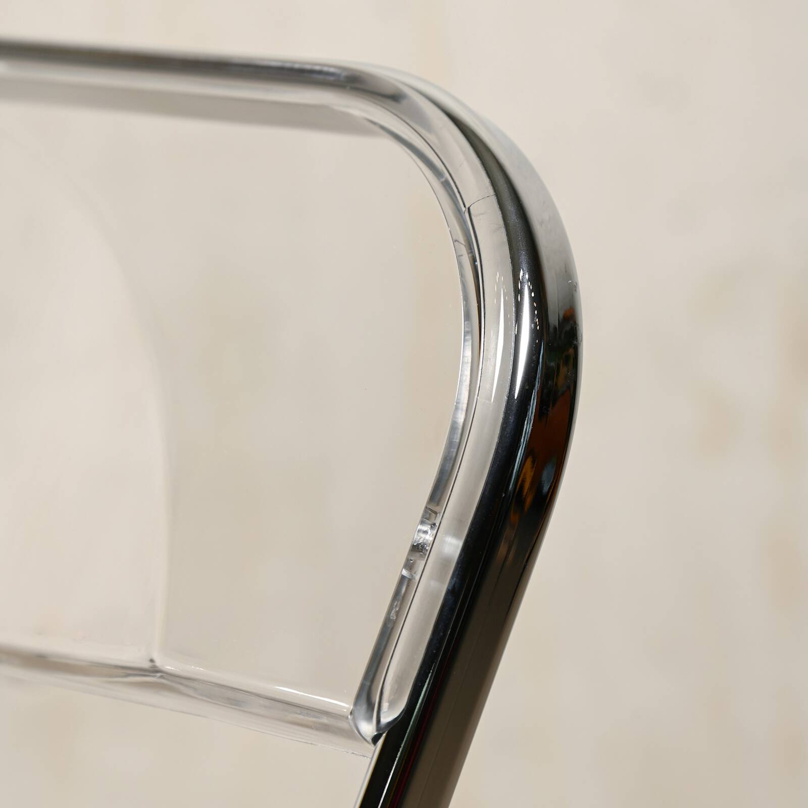 Giancarlo Piretti Plia Folding Chair Chrome for Anonima Castelli